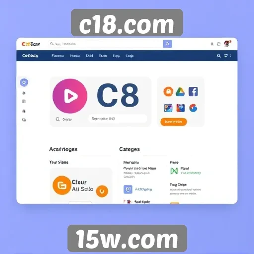 Explorando a interface amigável de c18.com